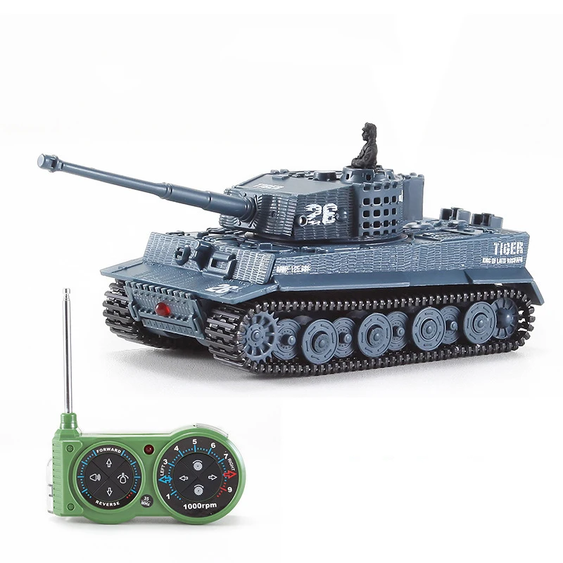 

1:72 4 colors Mini Tiger Battle RC Tank Remote Control Radio Panzer Armored Vehicle Children Electronic Toys for Children Gifts