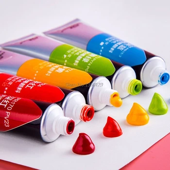

12/24 Colors Professional Acrylic Paint 20ml Drawing Painting Pigment Hand-paint Dropship