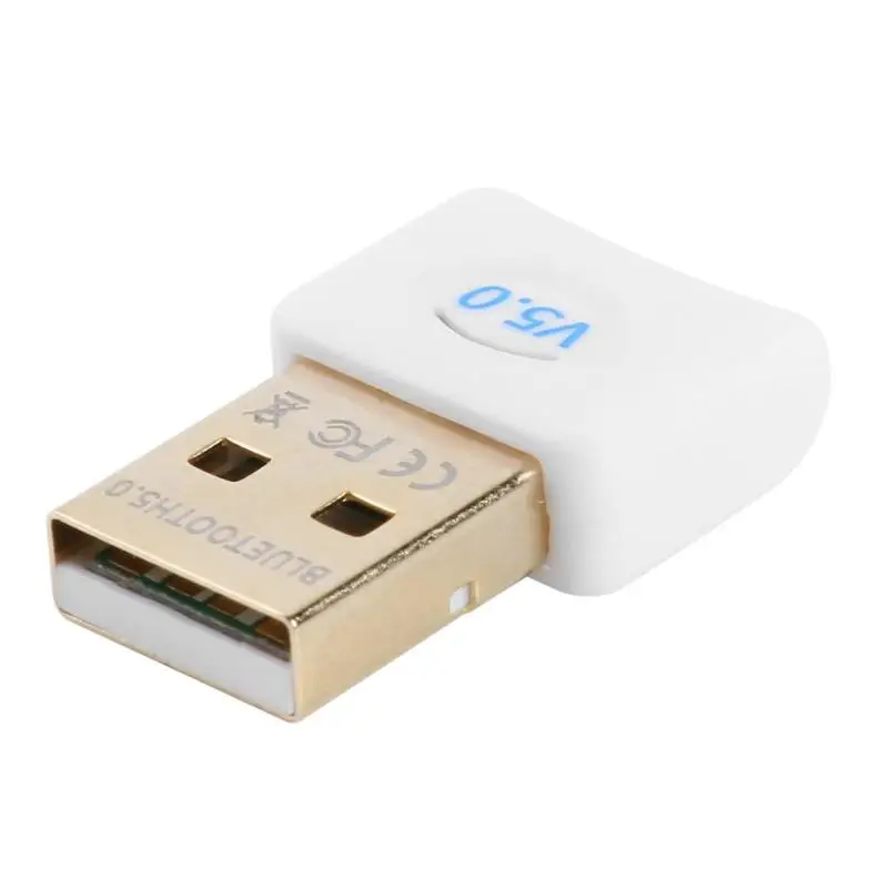 USB Bluetooth 5,0 адаптер ключа с CD встроенным драйвером для bluetooth-устройств, применимых к Windows 7/8/10/Vista/XP MAC OS X
