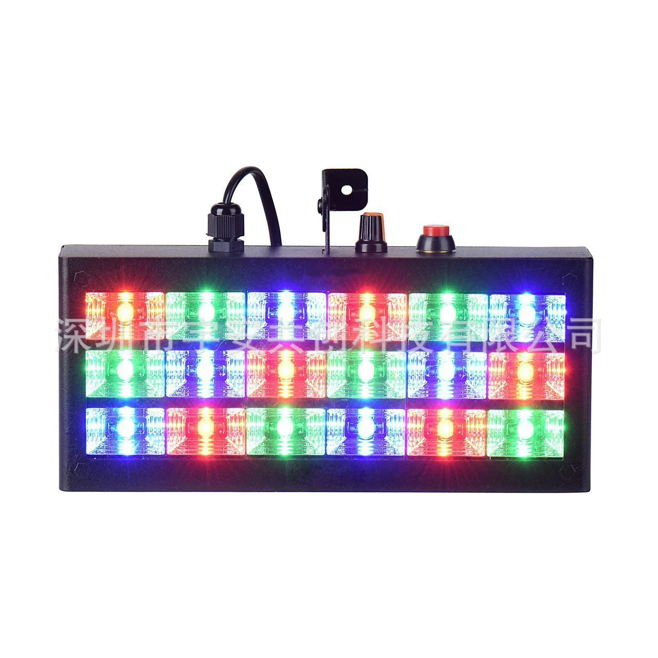 

18 LED Colorful Voice Strobe Lamp KTV Flashlight White Light Strobe Bar Stage Laser Light