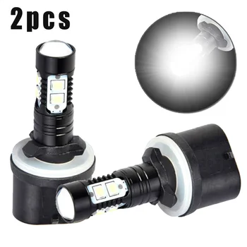 

Auto Fog Light Replacement 100W 6000K LED Bulb Ultra White 2Pcs High Power