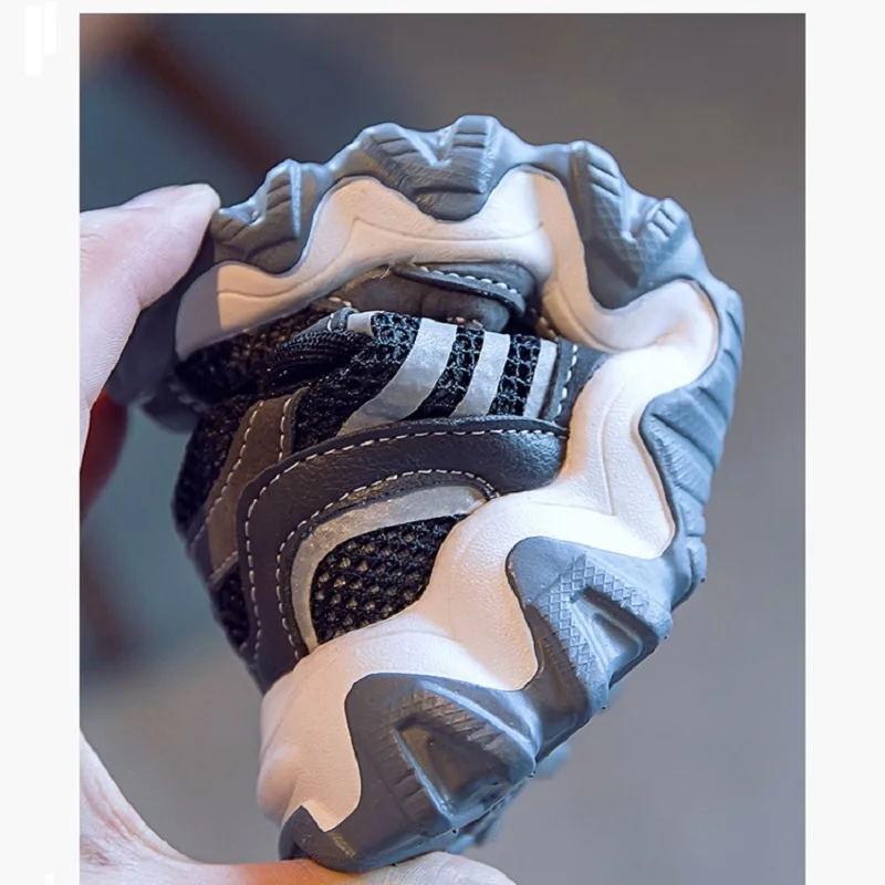 Детская обувь кроссовки для девочек 2020 модная мальчиков Детские Светоотражающие