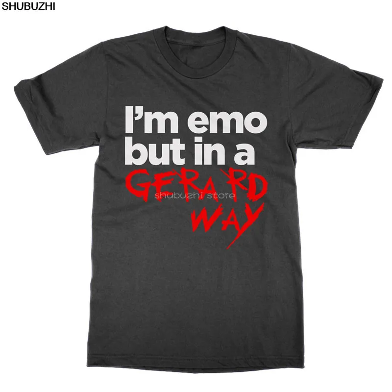 Я эмо но в стиле Gerard unisex Футболка забавный мой химический подарок mcr sbz6314 | Мужская