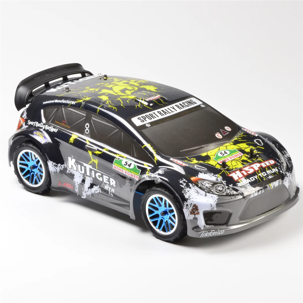 

HSP RACING RC CAR KUTIGER 94177 1/10 SCALE 4WD ON ROAD NITRO POWERED SPORT RALLY RACING RC CAR 18CXP ENGINE