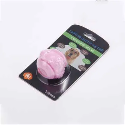 Aapet 1 шт. жевательная игрушка для домашних животных мини Собака Кошка пищевая игрушка-диспенсер Интерактивная молярная жевательная игрушка для собак устойчивая к укусам игрушка для домашних животных аксессуары для домашних животных - Цвет: Розовый