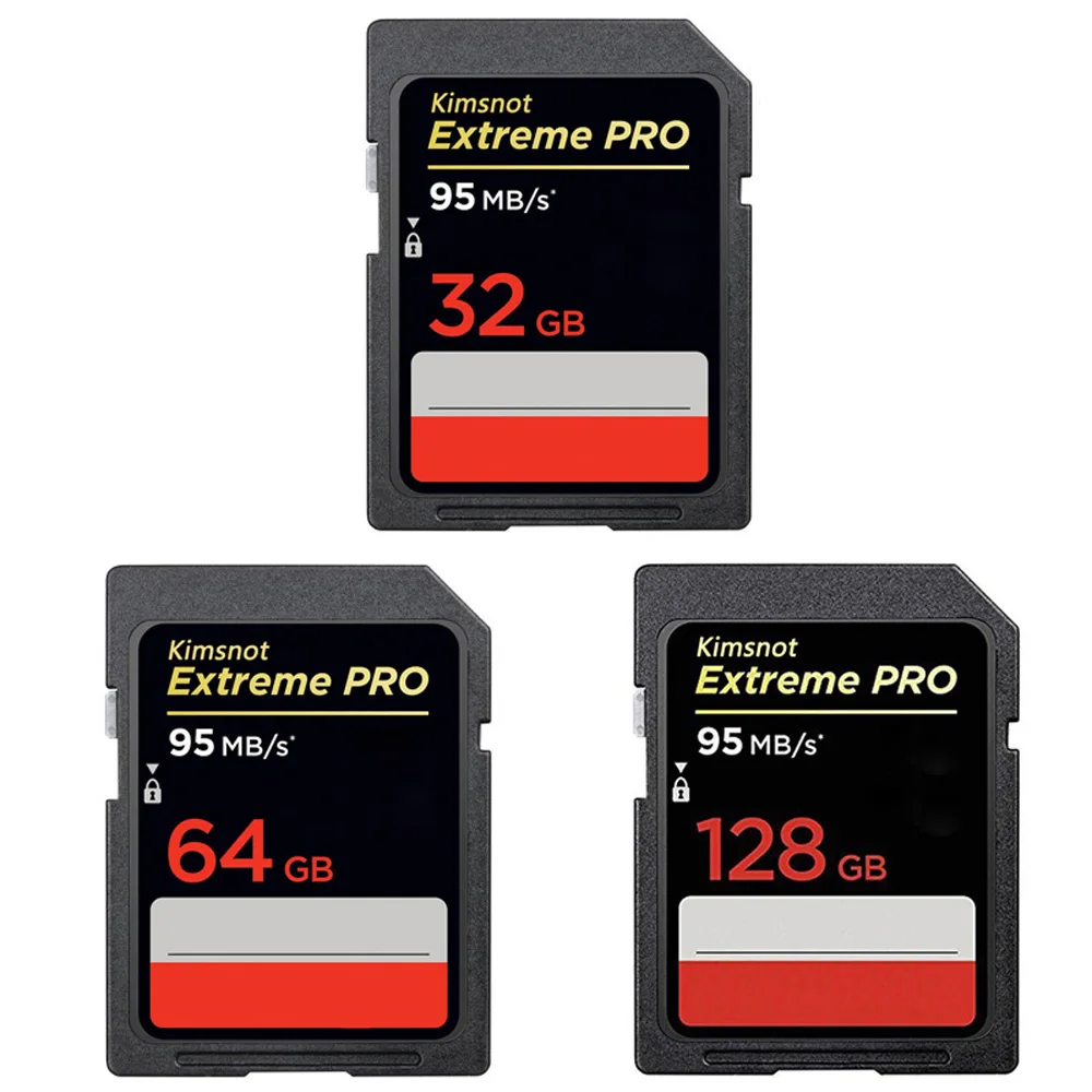 Kimsnot Extreme PRO 633x ޸ ī 16GB 32GB 64GB 128GB 256GB SD ī SDHC SDXC ī Ŭ 10 UHS-1 U3 95 ްƮ/ DSLR ī޶ 