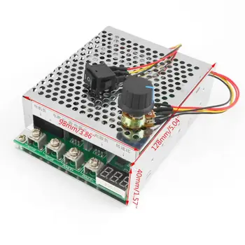 

PWM DC Motor Speed Controller DC 10-55V 12V 24V 36V 60A Forward Revers Switch