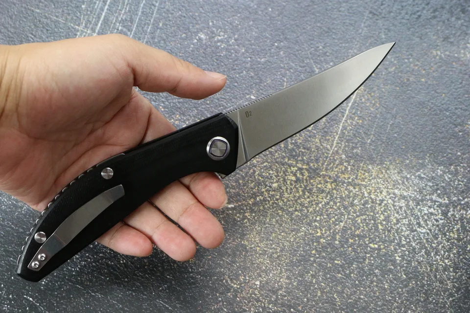 TIGEND SIGMA флип несущий складной нож D2 лезвие G10 ручка Открытый Отдых Туризм Охота Карманный Фруктовый нож выживания EDC инструменты
