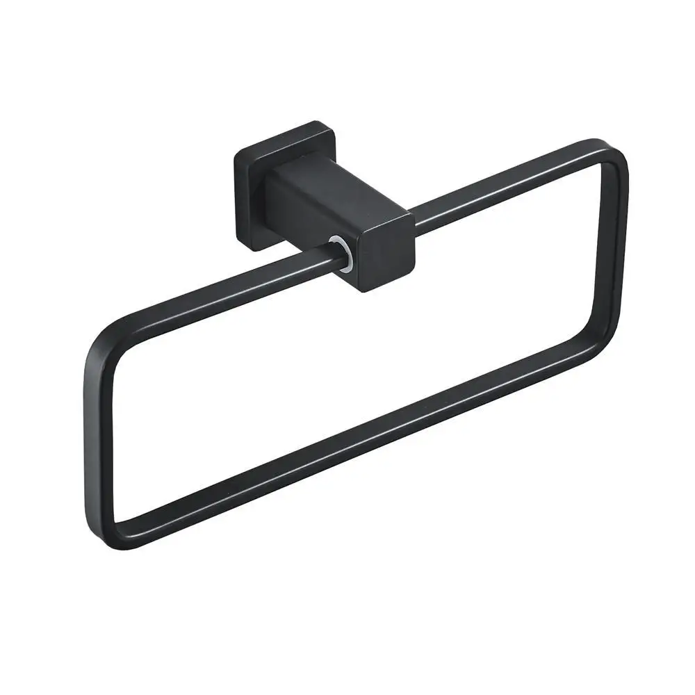 

Black And White with Pattern Towel Ring Bathroom Towel Rack Bathroom Storage Shelf Towel Rod Sanitary Ware Hardware Accessories