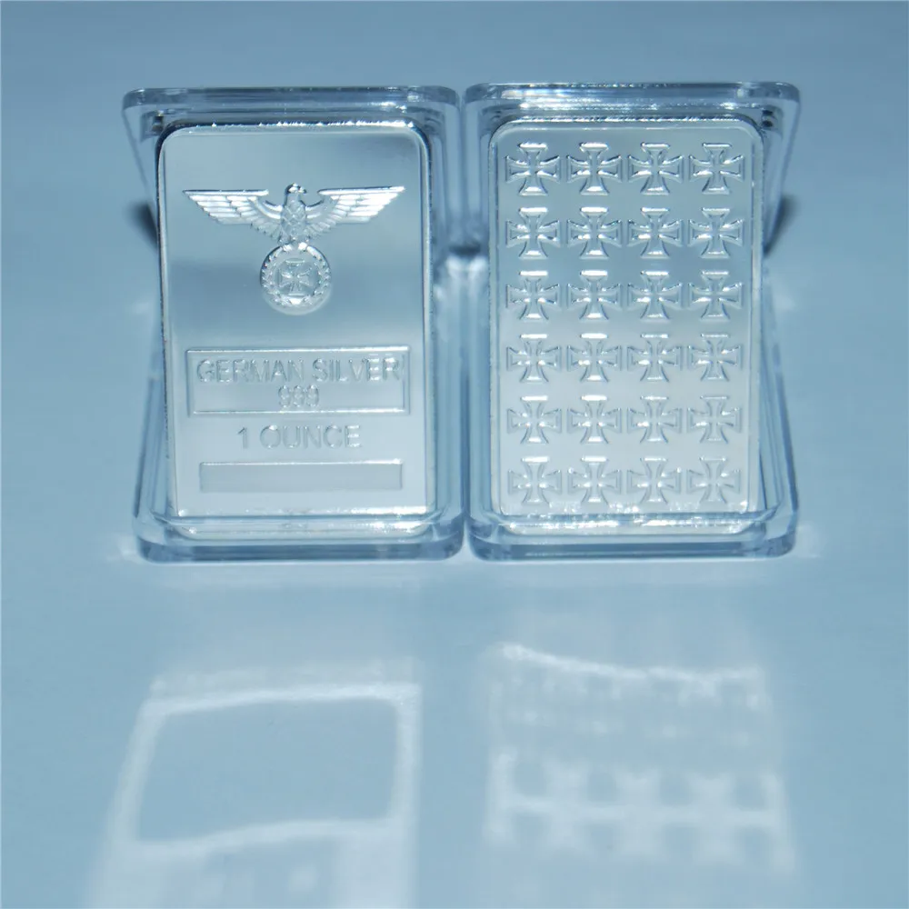 New Crafts Germany 5pcs/lot German Reichsadler 1oz Silver Bullion Bar