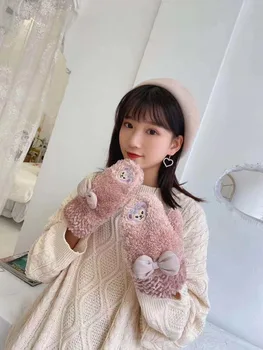 

Cute Anime Plush Toy Duffy Bear Shelliemay Rose Gelatoni Stellalou Soft Animal Winter Gloves Doll for Girls Lovers Children Gift