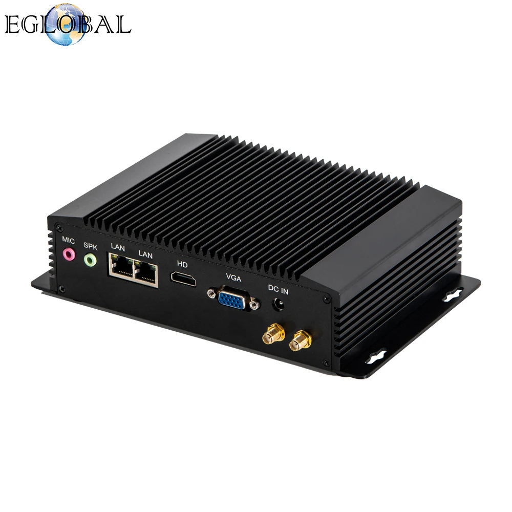 Eglobal небольшой промышленный компьютер intel celeron j1900 четырехъядерный процессор с HDMI
