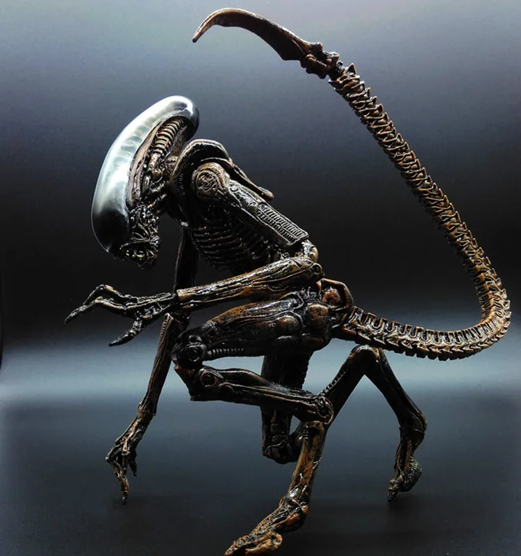 Ceny Alien Xenomorph wojownik siatka pies Alien Pvc figurka model kolekcjonerski Toy