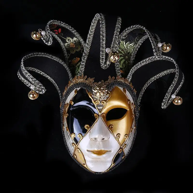 

Party Masks Venice Women's Mask Europe And America New Style Coloured Drawing Halloween Ball Performance Props