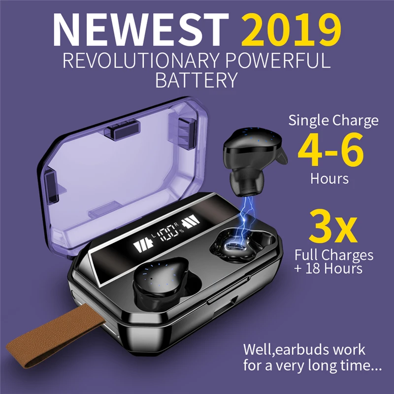 

X12 TWS True Wireless bluetooth earphones 5.0 Bluetooth Headset In-Ear Stereo Earbuds Headset wireless headphones