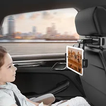 Support de téléphone portable pour tablette PC, siège arrière de voiture, ipad, col de cygne, support réglable pour téléphone et tablette
