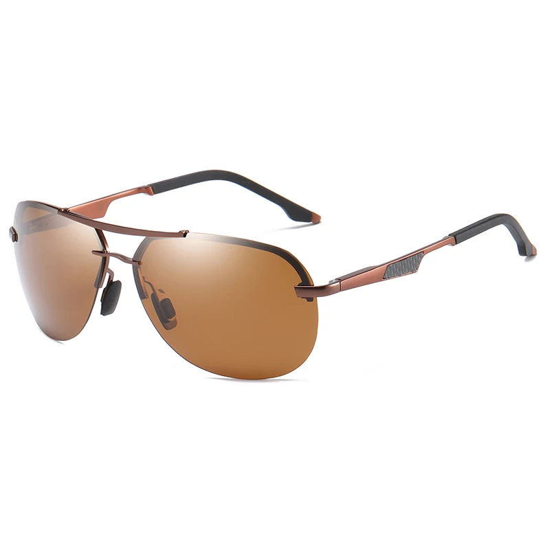 C4 Brown Pro Acme, фирменный дизайн, авиа, пилот, солнцезащитные очки, мужские, поляризационные, для вождения, солнцезащитные очки для мужчин, zonnebril heren PC1305 - Цвет линз: C4 Brown