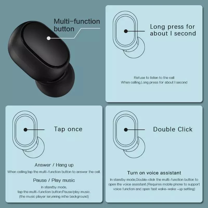 Беспроводные наушники Xiaomi Redmi Airdots TWS Bluetooth гарнитура|Наушники и гарнитуры| |