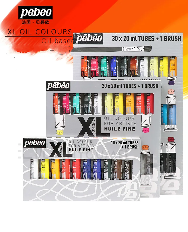 Billig 10 12 20 30 farbe Tubular 20ml Öl Malerei Pigment set Anfänger Hand Malen Farbstoff Beschichtung kunst Liefert Artikel pinsel
