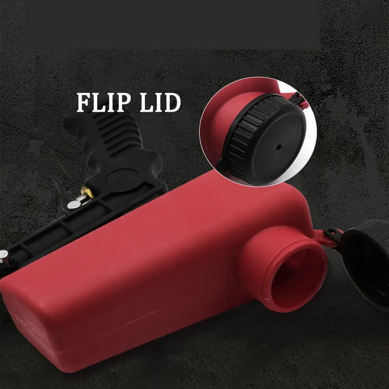 1pc  Sand Gravity Sandblasting Gun  90psi Pneumatic Sand Blasting Set Portable Anti Rust Protection tool New