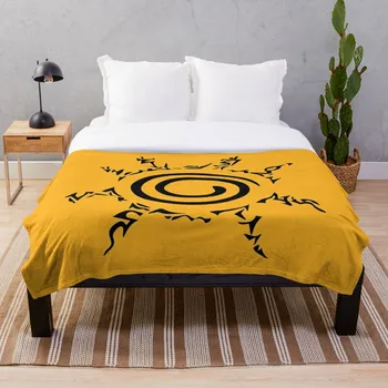 

Naruto Seal Mark Throw Blanket Soft Sherpa Blanket Bed Sheet Single Knee Blanket Office Nap Blanket