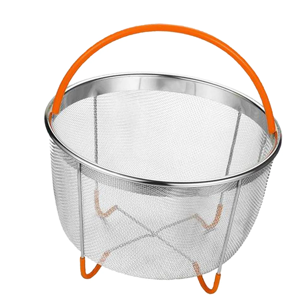 6qt Steamer Basket for Accessories Stainless Steel Strainer and Insert for Pressure Pot and Other Cooking Pot