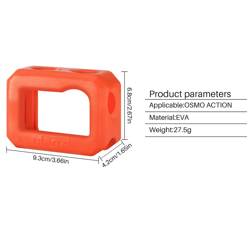 Ulanzi OA-4, защитный цветной водный плавучий чехол для DJI Osmo Action, аксессуары для экшн-камеры для плавания, Сноркелинга, сёрфинга