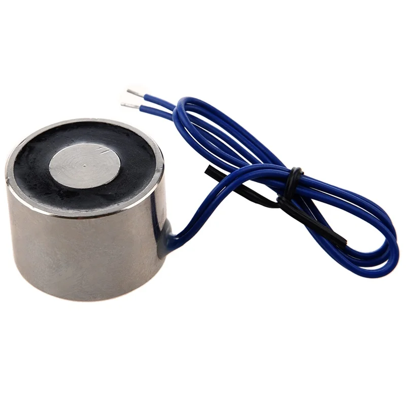 10 кг 22LBS 12V 5W Электрический подъемный магнит, электромагнит соленоидный подъемник Холдинг