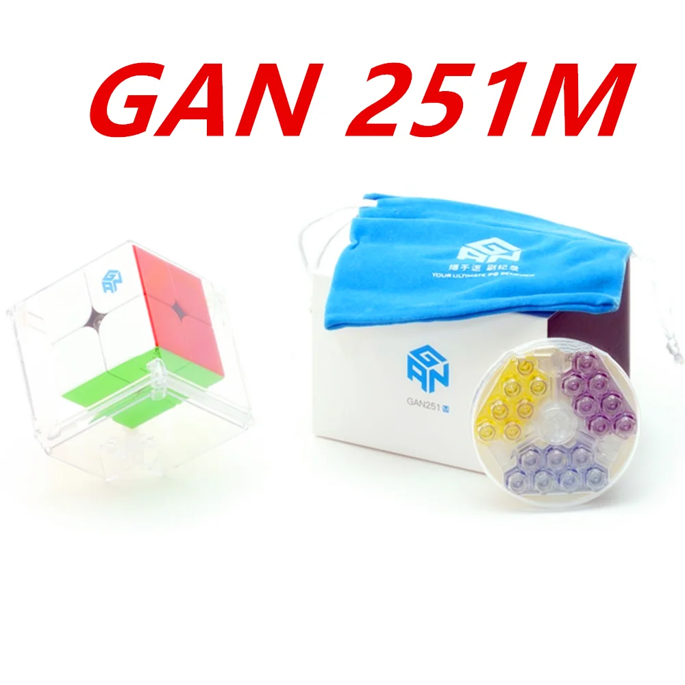 GAN251 M Cube Gans speed Cube 2X2 волшебный куб головоломка GAN 251 м Обучающие Развивающие игрушки GAN 251 м 2X2X2 скоростной куб