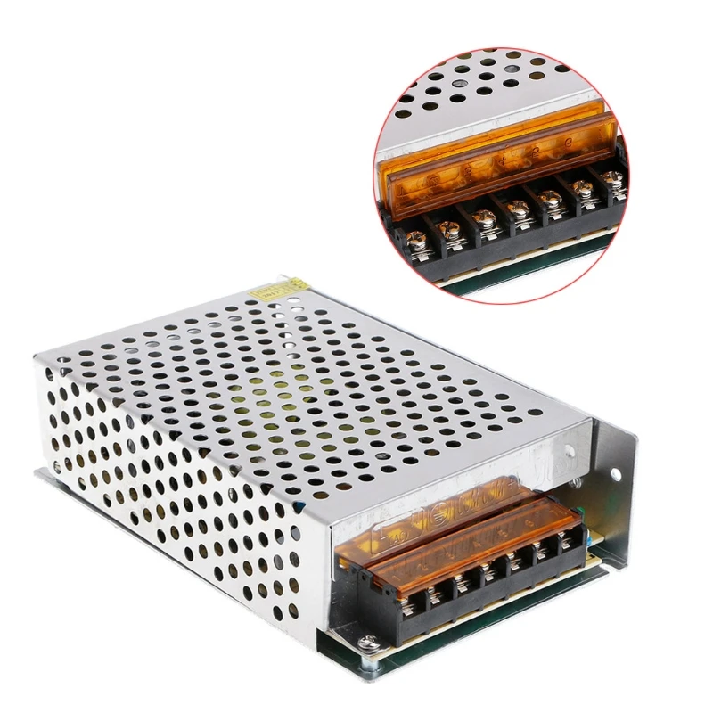 AC 100-220V к DC 12V 10A переключатель питания Драйвер адаптер светодиодный светильник