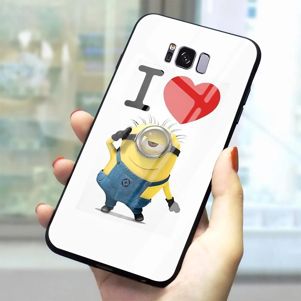 Чехол для телефона Galaxy A10 чехол из закаленного стекла Note 8 9 S7 Edge S8 S9 Plus S10 A20 30 40 50 60/70