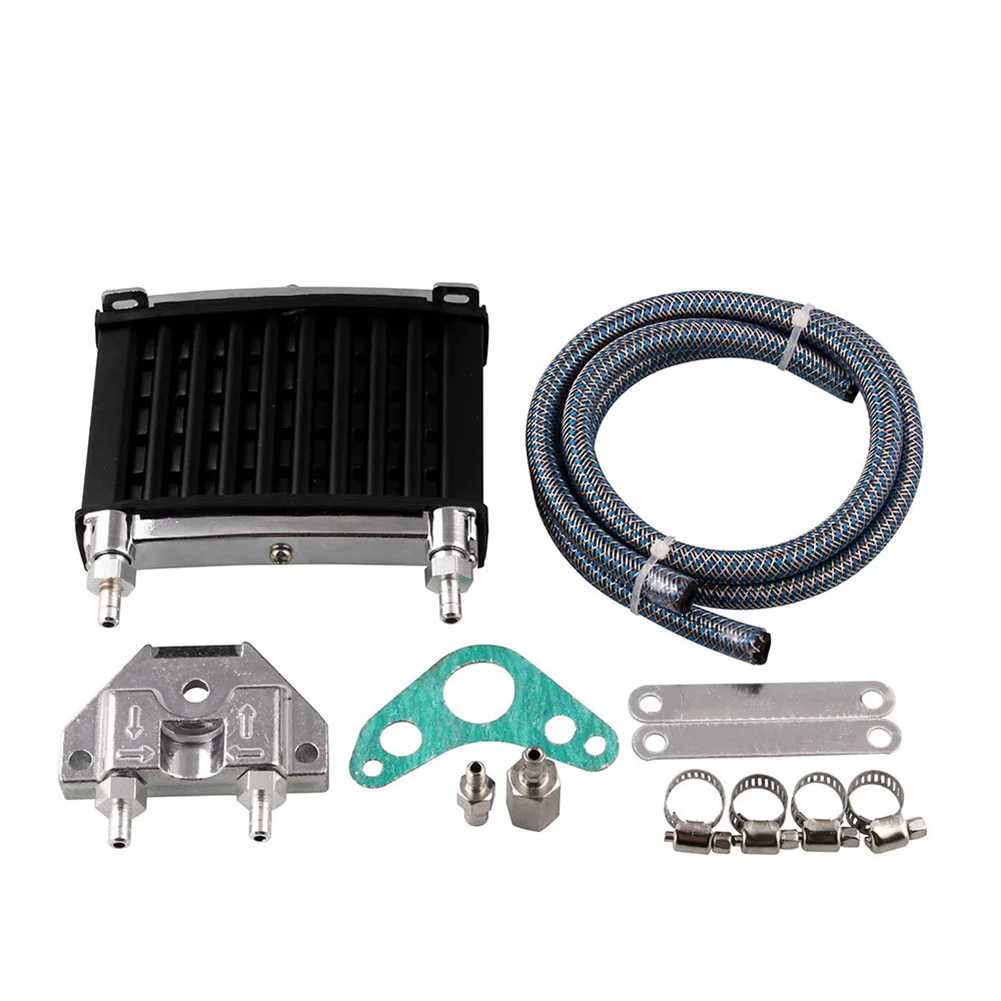 Universal Motorcycle ATV Aluminum Alloy Engine Oil Cooler Cooling Radiator Kit Motorcyle Accessories