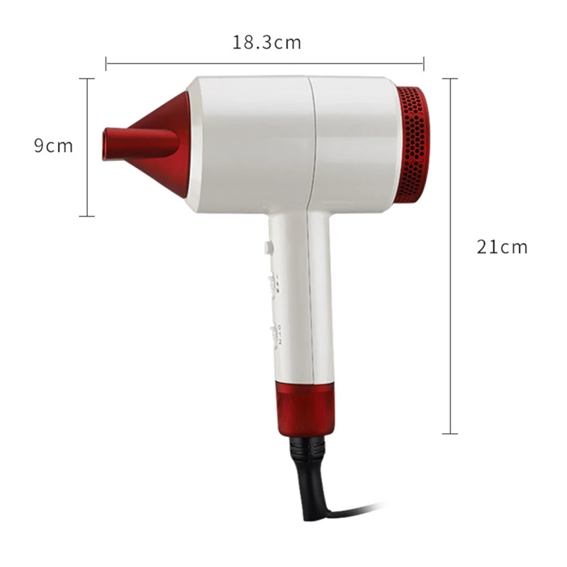 1800 Вт термостатический отрицательный ионизирующий фен для Профессиональный фен мощный электрический фен с зеркалом EU Plug