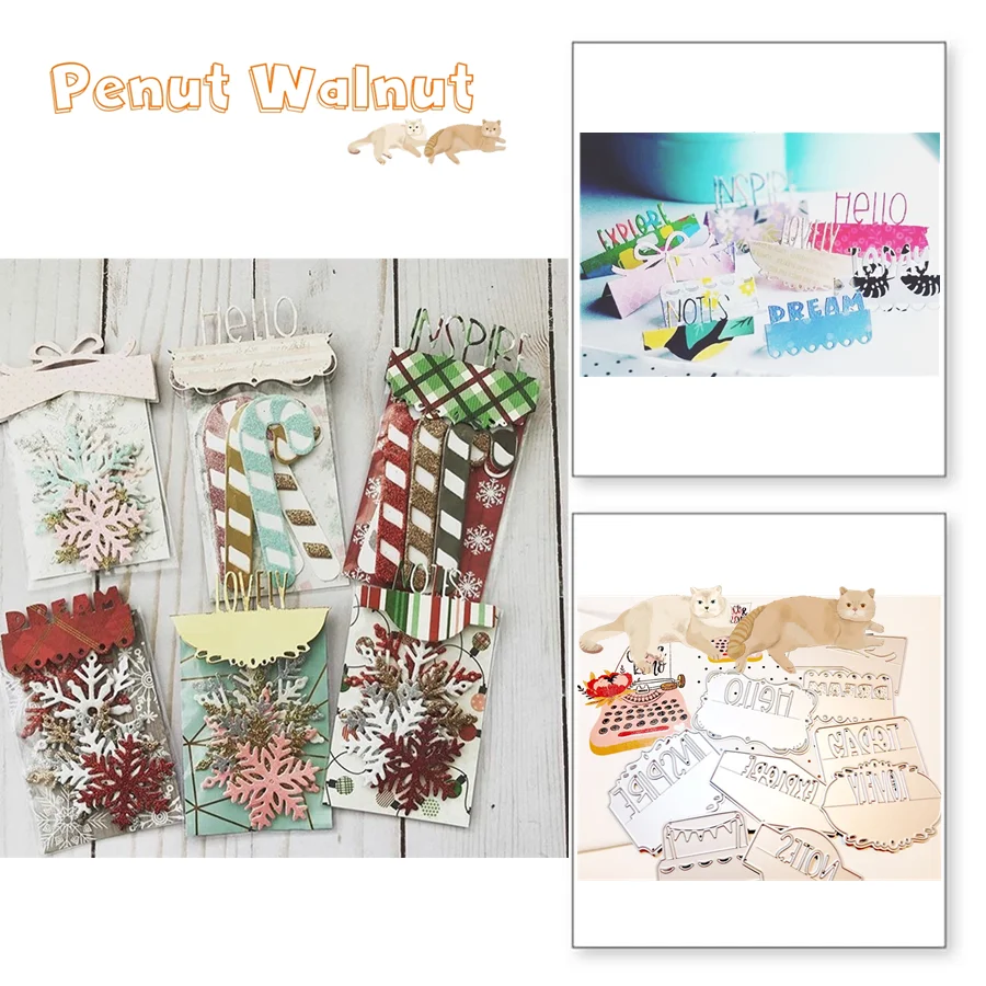 Карта слышно сумка застежка металлический Трафаретный вырубной штамп для