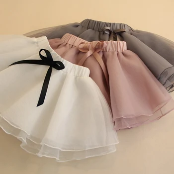 

Baby Girl Tutu Skirt Cute Kids Princess Tulle Skirts Summer Children Party Bow-Knot Mesh Skirt Girls Dance Ballet Pettiskirt