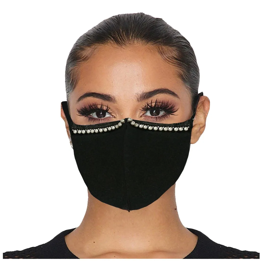 Роскошные ювелирные изделия Стразы с принтом маска горячими бриллиантами