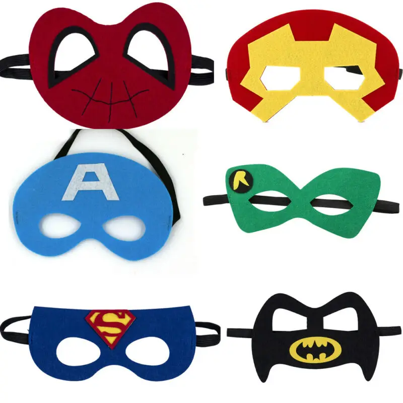 Hip Hop Mask Halloween Mask Kids Party Masks Baby Boy Girl Fancy Dress Costume Party Masks Creative Boys Girls Party Masks