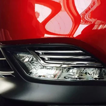 

Front fog lamp cover fog lamp frame modification special anti fog lamp decoration sequin for Nissan For Qashqai 2016