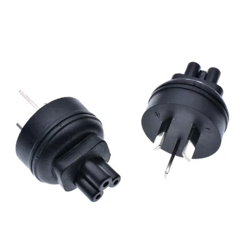 

Australia Plug to C5 3 Prong Receptacle Power Plug Adapter IEC60320-C5 to AU AS3112 3 Prong Power Converter