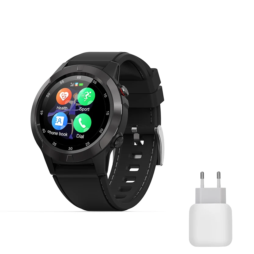 Black charger M4 Смарт часы для мужчин Android водонепроницаемый поддержка sim-карты Bluetooth 4,0 монитор сна защищенные часы Смарт часы-браслет с GPS - Цвет: Black charger