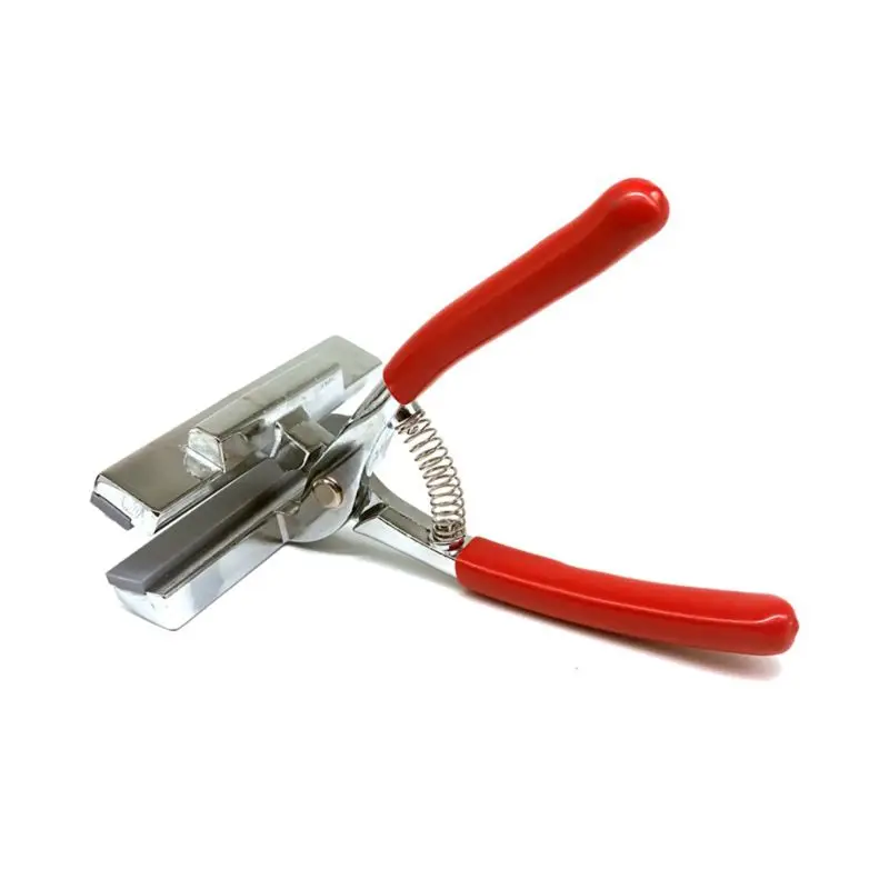12cm Oil Painting Pliers Clamp with Red Handle Stretched Canvas Cloth Fabric Wide Jaw Stretch Tool for Advertising Print Q1JC