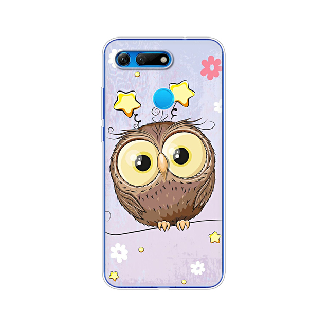 for Huawei Honor View 20 V20 Case TPU Funda Soft Silicone Cover For Honor V20 Capa Cute Animal pattern Silicone Phone