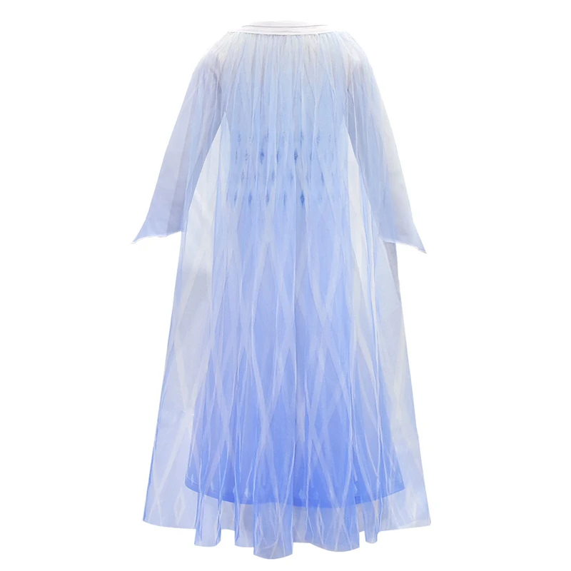 Snow Queen 2 White Girls Anna Elsa Dress Halloween Costume Child Christmas Children Gowns Infant Chrismas Kids Holiday Dress
