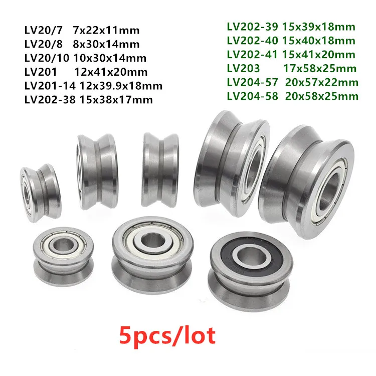 Bearings Groove V Bearing V Groove Roller Bearing V Groove Bearing