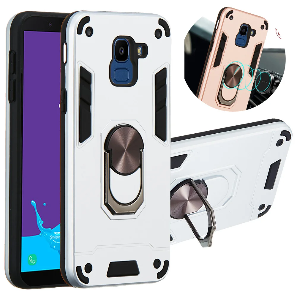 Чехол с магнитным кольцом для samsung galaxy J4 J6 J8 2018 J5 PRIME J2 Pro J530 J730 J7 MAX силиконовый