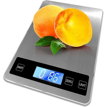 

AFBC Household Kitchen Scale Charging USB 1G High-Precision Food Scale Stainless Steel 15Kg