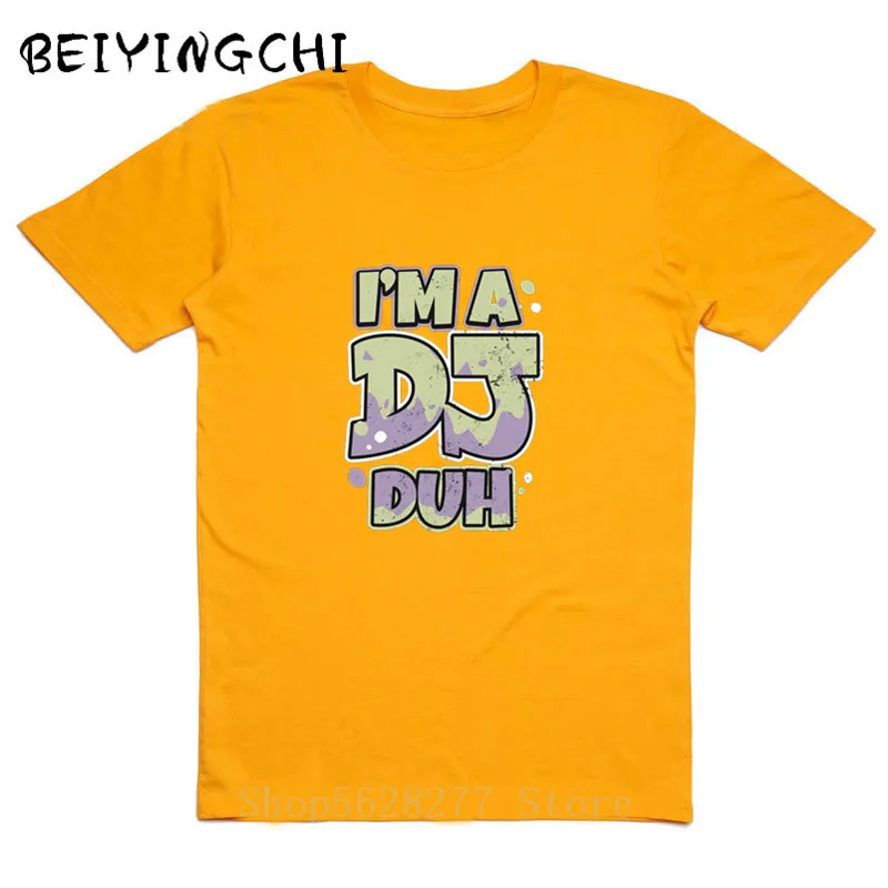 Новинка рубашка для костюма диджея на Хэллоуин Подарочная футболка I'm A DJ Duh с