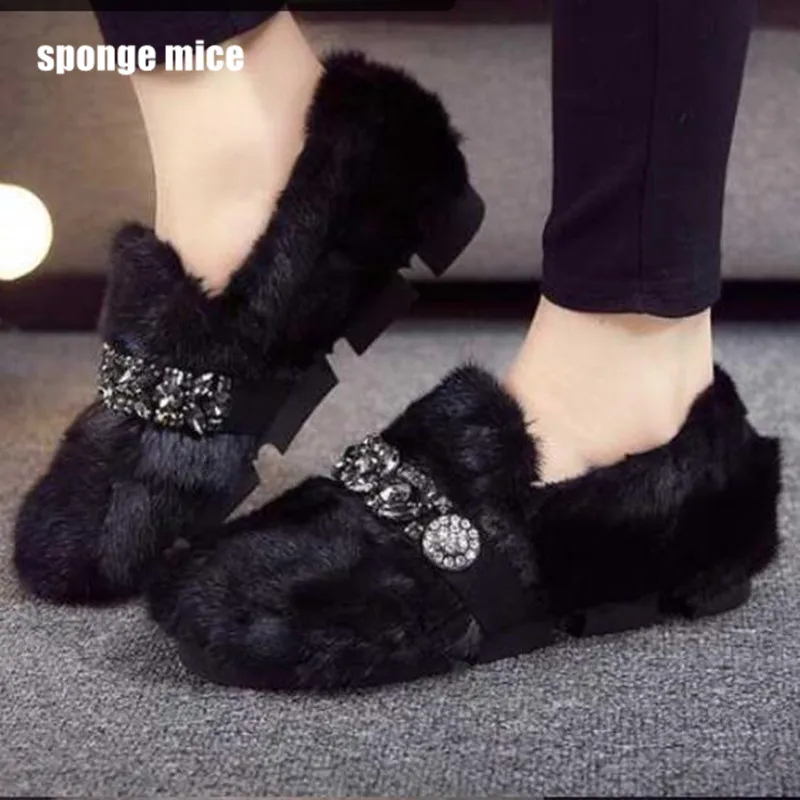 Новинка теплые зимние ботинки с бархатом и хлопком обувь на толстой подошве