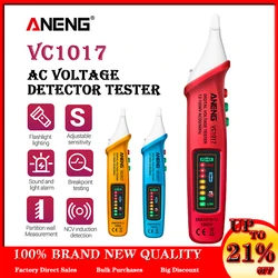 ANENG VC1017 stylo sans contact détecteur de tension ca testeur mètre 12V 1000V indicateur électrique LED tension mètre Vape stylo 