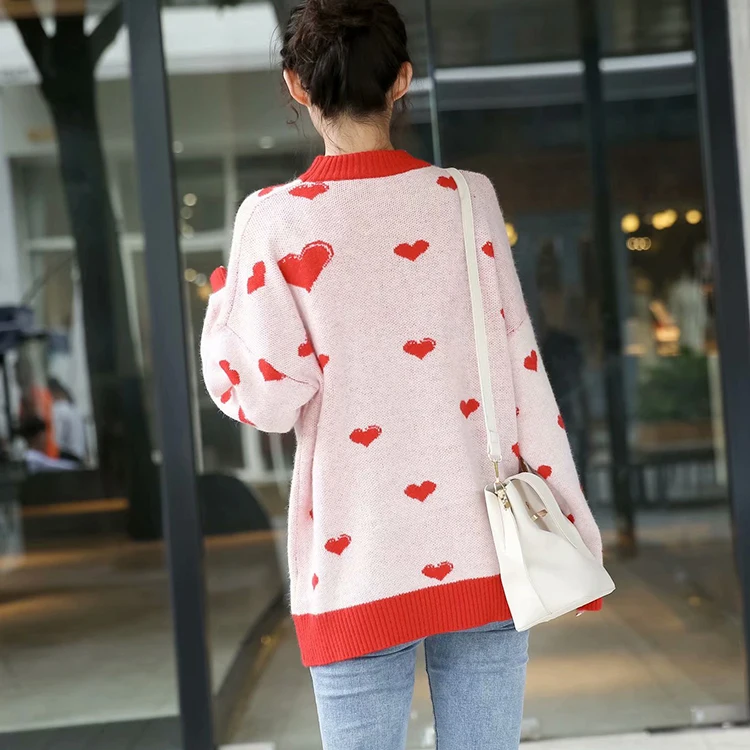 Осенний женский свитер корейский Harajuku Мультфильм свободный свитер пуловер модный длинный рукав мягкий свитер женская одежда SL153